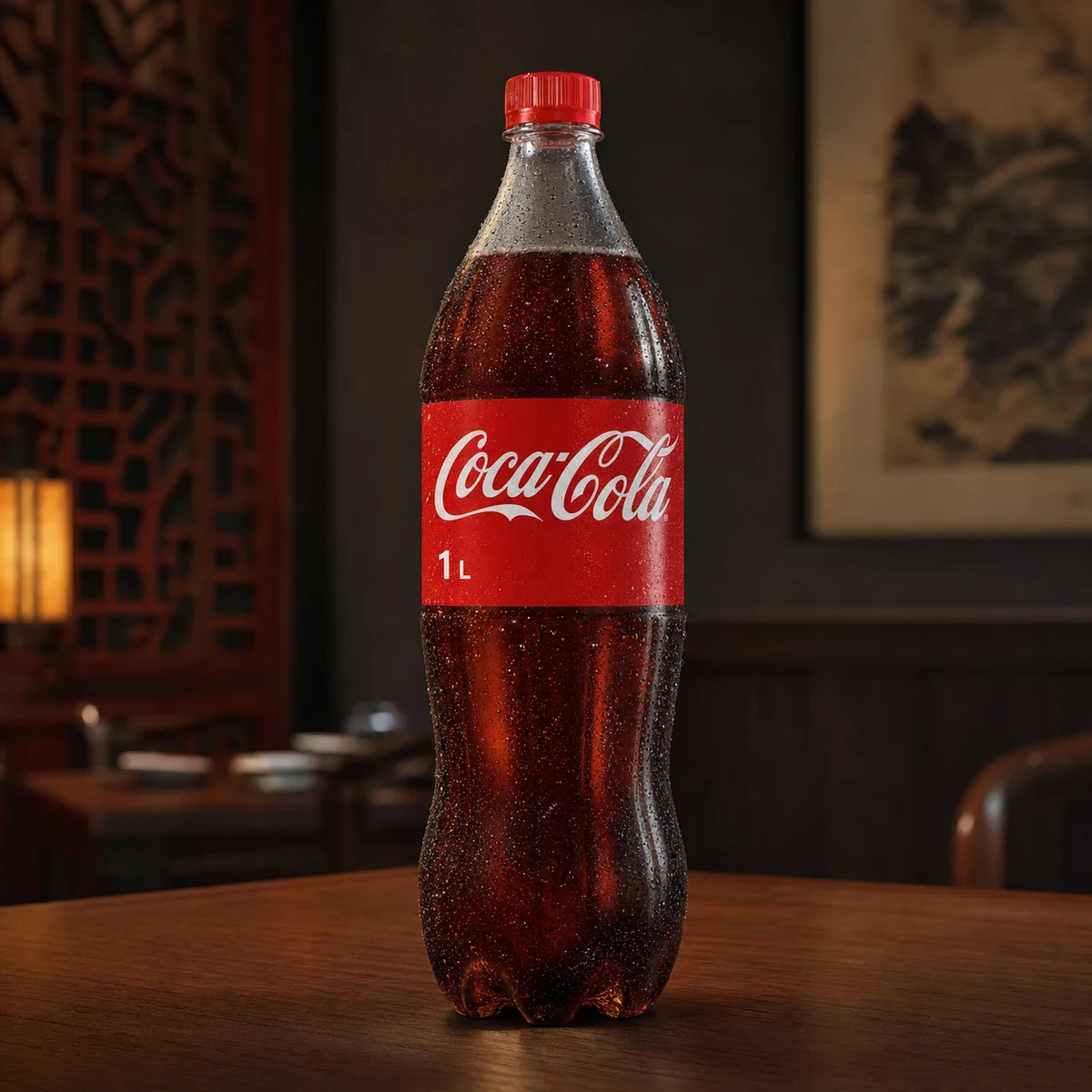 Охлаждённая бутылка Coca-Cola 1 л