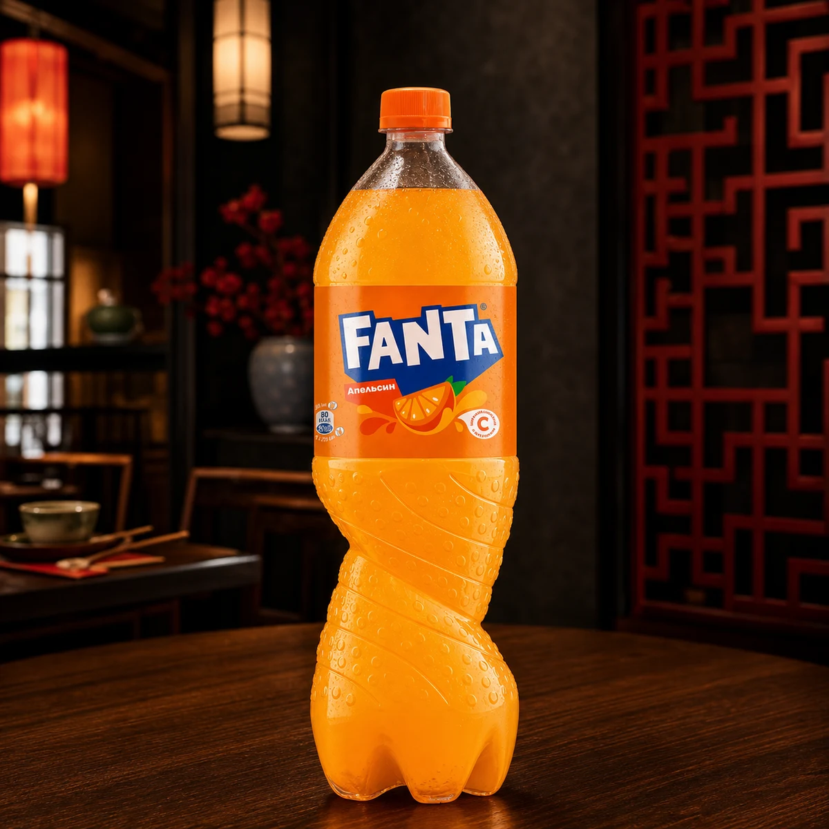Охлаждённая бутылка Fanta 1 л