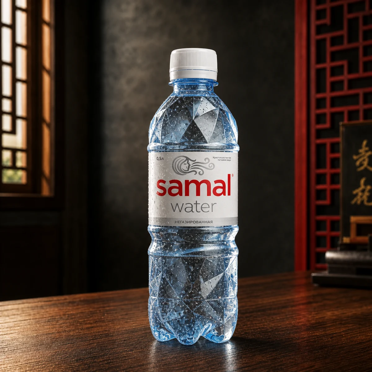 Охлаждённая бутылка негазированной воды Samal 0,5 л