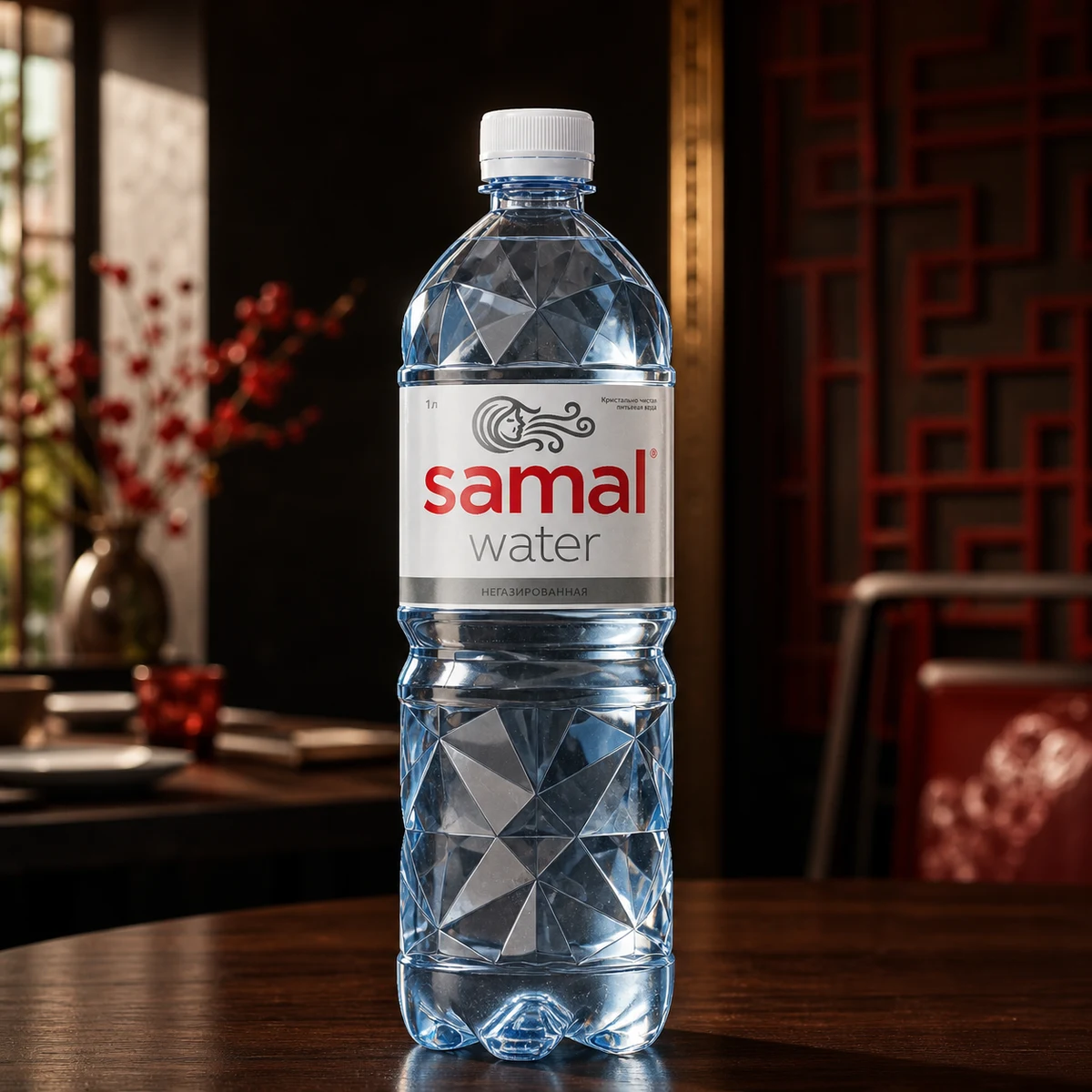 Охлаждённая бутылка негазированной воды Samal 1 л